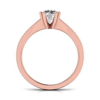 Ivana Jewels Rings Solitaire With Side Diamond Ring