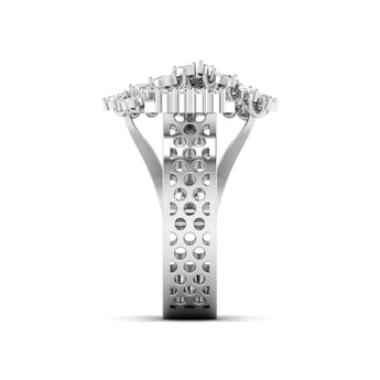 Ivana Jewels Rings Starburst Diamond Statement Ring