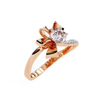 Ivana Jewels Rings Tied Bow Diamond Ring