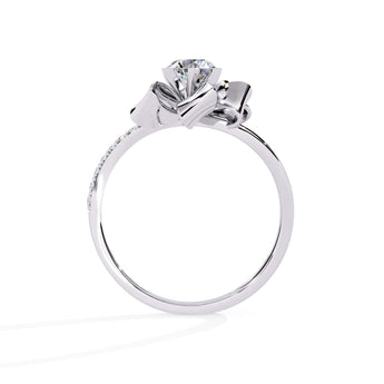 Ivana Jewels Rings Tied Bow Diamond Ring