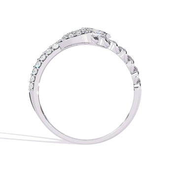 Ivana Jewels Rings Unique Two-Stone Diamond Ring