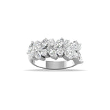 Ivana Jewels Rings White Gold / 14KT 0.89 Cts Marquise-Cut Diamond Eternity Ring