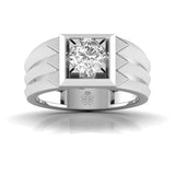 Ivana Jewels Rings White Gold / 14KT 1 Carat Majestic Square Solitaire Ring
