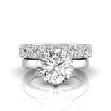 Ivana Jewels Rings White Gold / 14KT 2 Carat Solitaire Entwined Diamond Ring