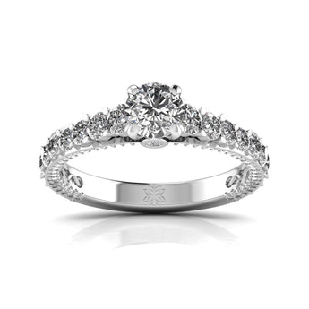 Ivana Jewels Rings White Gold / 14KT Diamond Infinity Sparkle