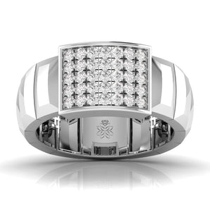 Ivana Jewels Rings White Gold / 14KT Dominance in Style Band Ring