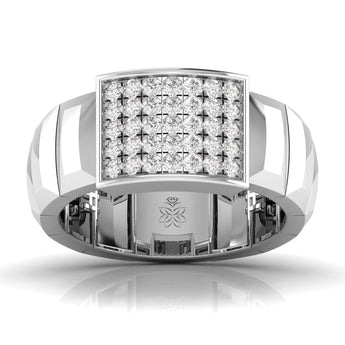 Ivana Jewels Rings White Gold / 14KT Dominance in Style Band Ring