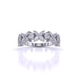 Ivana Jewels Rings White Gold / 14KT Floral Bloom Ring