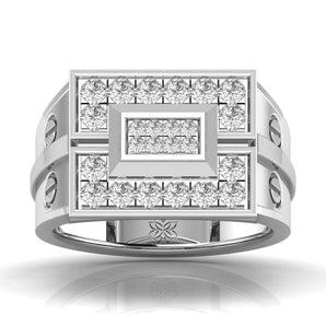 Ivana Jewels Rings White Gold / 14KT IVANA Life Style Men's Ring