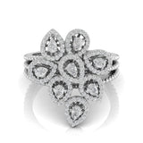 Ivana Jewels Rings White Gold / 14KT Mesmerizing Petal Ring