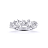 Ivana Jewels Rings White Gold / 14KT Mixed Fancy Diamonds Ring For Her