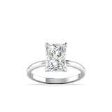 Ivana Jewels Rings White Gold / 14KT Radiant Cut Diamond Solitaire Ring
