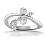 Ivana Jewels Rings White Gold / 14KT Ruby Empress Diamond Ring