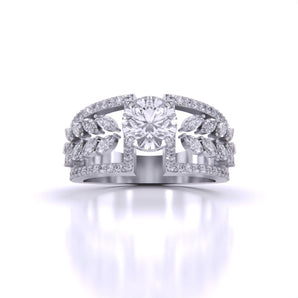Ivana Jewels Rings White Gold / 14KT Starry Night Cocktail Ring