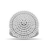 Ivana Jewels Rings White Gold / 14KT Stylish Pyramid-Inspired Luxury Ring with Stunning Finish