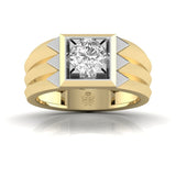 Ivana Jewels Rings Yellow Gold / 14KT 1 Carat Majestic Square Solitaire Ring
