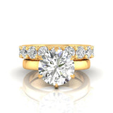Ivana Jewels Rings Yellow Gold / 14KT 2 Carat Solitaire Entwined Diamond Ring