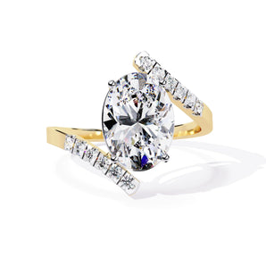 Ivana Jewels Rings Yellow Gold / 14KT Designer diamond ring