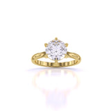 Ivana Jewels Rings Yellow Gold / 14KT Everyday Elegance Solitaire