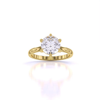 Ivana Jewels Rings Yellow Gold / 14KT Everyday Elegance Solitaire