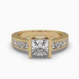 Ivana Jewels Rings Yellow Gold / 14KT Fancy Princess Shape Diamond Ring