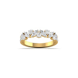 Ivana Jewels Rings Yellow Gold / 14KT Luxurious Marquise Diamond Eternity Ring