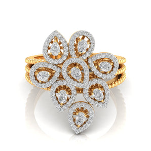 Ivana Jewels Rings Yellow Gold / 14KT Mesmerizing Petal Ring