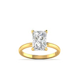 Ivana Jewels Rings Yellow Gold / 14KT Radiant Cut Diamond Solitaire Ring