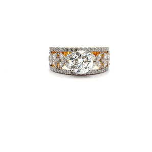 Ivana Jewels Rings Yellow Gold / 14KT Solitaire & Marquise Diamond Dream