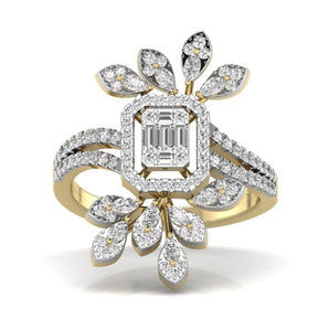 Ivana Jewels Rings Yellow Gold / 14KT TRIO Cocktail Ring For Her