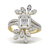 Ivana Jewels Rings Yellow Gold / 14KT TRIO Cocktail Ring For Her