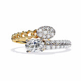 Ivana Jewels Rings Yellow Gold / 14KT Unique Two-Stone Diamond Ring