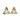 Buy Triangle Shaped Diamond Dangler Earring from Ivana Jewels Best lab grown diamond jewellery brand